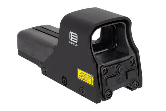 EOTech 552 HWS holographic red dot sight features a 68 moa circle and 1 moa dot reticle